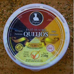 Patê de Quatro Queijos - QUEIJOS TOP DA SERRA