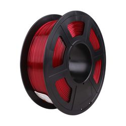Filamento PETG 1.75mm 1kg Vermelho Transparente - TOPINK3D