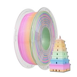 Filamento PLA+ Silk 1.75mm 1kg - Rainbow 04 - TOPINK3D