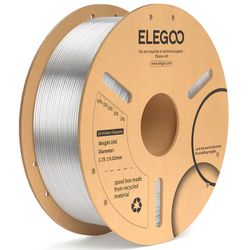 Filamento PLA+ ELEGOO 1.75mm 1kg Transparente - TOPINK3D