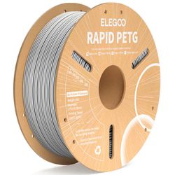 Filamento Rapid PETG ELEGOO 1.75mm 1kg Prata - TOPINK3D