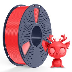 Filamento PLA+ Sunlu 1.75mm 1kg - Vermelho Cereja - TOPINK3D