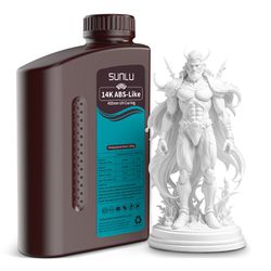  Resina UV ABS Like 14K SUNLU 1kg Branco - TOPINK3D