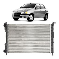 Radiador Palio , Weekend , Siena e Strada até 2000... - Total Latas - A loja online do seu automóvel