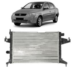 Radiador Corsa e Montana 2003 Em Diante 1.0, 1.4 e... - Total Latas - A loja online do seu automóvel