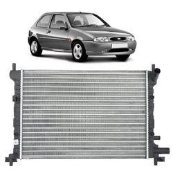 Radiador Fiesta e Courier 1996 á 1998 Com Ar Motor... - Total Latas - A loja online do seu automóvel