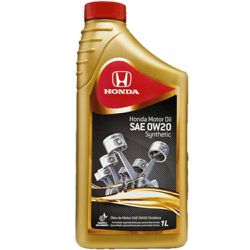 Óleo de Motor Honda 0W 20 API SN Sintético 1Lt. - Total Latas - A loja online do seu automóvel