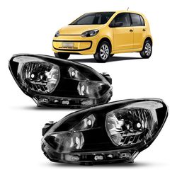 Farol Up 2014 a 2016 Friso Preto - Total Latas - A loja online do seu automóvel