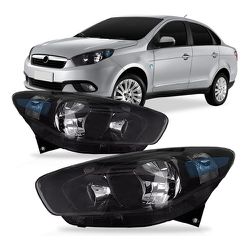 Farol Grand Siena 2012 Em Diante Máscara Negra - Total Latas - A loja online do seu automóvel