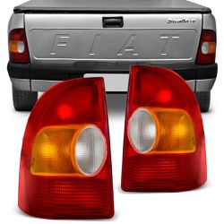 Lanterna Traseira Strada Até 2000 Tricolor - Total Latas - A loja online do seu automóvel