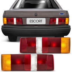 Lanterna Traseira Escort 1987 a 1992 Tricolor - Total Latas - A loja online do seu automóvel