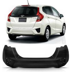 Parachoque Traseiro Honda Fit 2015 á 2017 Preto Li... - Total Latas - A loja online do seu automóvel