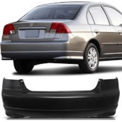 Parachoque Traseiro Honda Civic 2004 á 2006 Preto ... - Total Latas - A loja online do seu automóvel