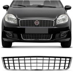 Grade Central Linea 2007 á 2012 Cinza C/ Friso Cro... - Total Latas - A loja online do seu automóvel