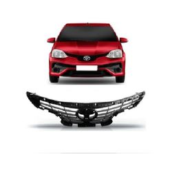 Grade Etios 2017 em Diante Preto Sem Moldura - Total Latas - A loja online do seu automóvel