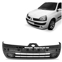 Parachoque Dianteiro Clio 2004 a 2006 Preto Liso - Total Latas - A loja online do seu automóvel