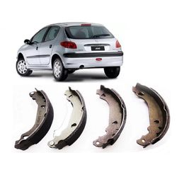 Sapata De Freio Peugeot 206 1.0, 1.4 e 1.6 99 em D... - Total Latas - A loja online do seu automóvel