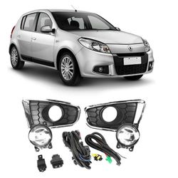 Farol de Milha Sandero 2012 á 2014 Com Moldura Cro... - Total Latas - A loja online do seu automóvel