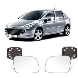 Lente Do Retrovisor Peugeot 307 - Total Latas - A loja online do seu automóvel