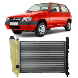 Radiador Uno, Fiorino e Premio 1.0, 1.3, 1.4 e 1.5... - Total Latas - A loja online do seu automóvel