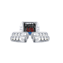Farol Auxiliar LED Strobo C/ Voltímetro MP V4 RGB ... - Total Latas - A loja online do seu automóvel