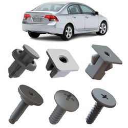 Kit de Fixação do Parachoque Honda CIvic 2007 á 20... - Total Latas - A loja online do seu automóvel