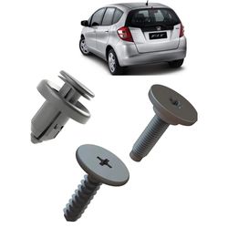  Kit de FIxação do Parachoque Honda FIt 2009 á 201... - Total Latas - A loja online do seu automóvel