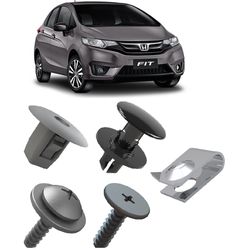 Kit de Fixação do Para Barro Honda Fit 2015 Em Dia... - Total Latas - A loja online do seu automóvel