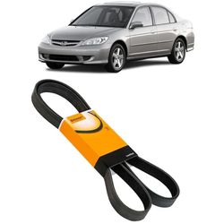 Correia Poly V CIvic 2001 á 2006 1.7 16V - Total Latas - A loja online do seu automóvel