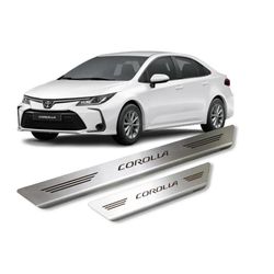 Soleira Corolla 2020 Em Diante Aço Inox Escovado - Total Latas - A loja online do seu automóvel