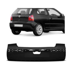 Parachoque Traseiro Polo Hatch 2003 á 2006 Preto L... - Total Latas - A loja online do seu automóvel