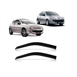 Calha de Chuva Peugeot 206 e 207 2 Portas Jogo - Total Latas - A loja online do seu automóvel