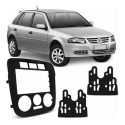 Moldura DVD 2 Din Gol, Parati e Saveiro G4 Preto - Total Latas - A loja online do seu automóvel