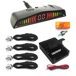 Sensor de Ré com Display Meia Lua Botão ON/OFF 4 P... - Total Latas - A loja online do seu automóvel
