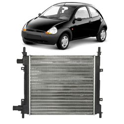 Radiador Ford Ka Até 1999 1.0 e 1.3 8V Sem Ar - Total Latas - A loja online do seu automóvel