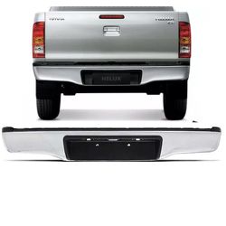 Parachoque Traseiro Hilux Pick-UP 2005 á 2015 Crom... - Total Latas - A loja online do seu automóvel