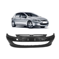 Parachoque Dianteiro Peugeot 307 Até 2007 Preto Li... - Total Latas - A loja online do seu automóvel