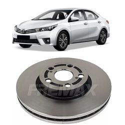 Disco De Freio Dianteiro Corolla 2015 á 2019 1.8 e... - Total Latas - A loja online do seu automóvel