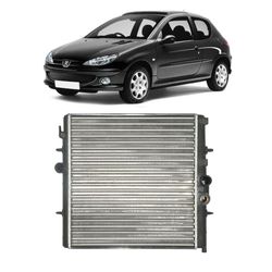 Radiador Peugeot 206 e 307 1.0, 1.4 e 1.6 8 e 16V ... - Total Latas - A loja online do seu automóvel