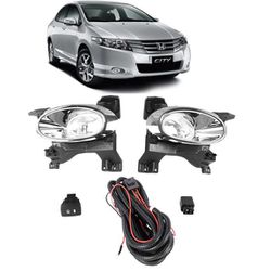 Farol de Milha Honda City 2009 a 2011 Botão Modelo... - Total Latas - A loja online do seu automóvel
