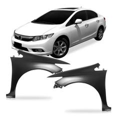 Paralama Honda Civic 2012 a 2016 S/ Furo do Reserv... - Total Latas - A loja online do seu automóvel