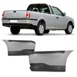 Polaina Saveiro G3 e G4, Fase II, preto e primer, ... - Total Latas - A loja online do seu automóvel