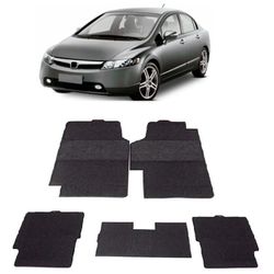 Tapete BRB Honda Civic Até 2011 4 Peças - Total Latas - A loja online do seu automóvel