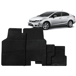 Tapete BRB Honda Civic 2012 a 2016 4 Peças - Total Latas - A loja online do seu automóvel