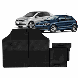 Tapete BRB Gol e Voyage G6 e G7 4 Peças - Total Latas - A loja online do seu automóvel
