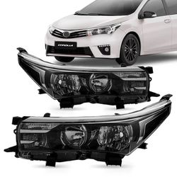 Farol Corolla 2015 a 2017 S/ Led - Total Latas - A loja online do seu automóvel