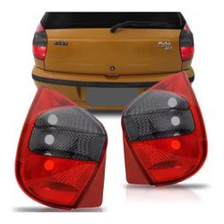 Lanterna Traseira Palio 2001 a 2004 Carcaça Vermel... - Total Latas - A loja online do seu automóvel