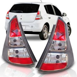 Lanterna Traseira Sandero 2012 á 2014 Aba Cinza - Total Latas - A loja online do seu automóvel