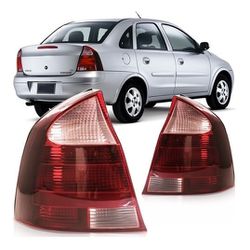 Lanterna Traseira Corsa Sedan 2008 a 2012 Ré Rosa - Total Latas - A loja online do seu automóvel