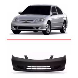 Parachoque Dianteiro Honda Civic 2004 a 2006 Preto... - Total Latas - A loja online do seu automóvel